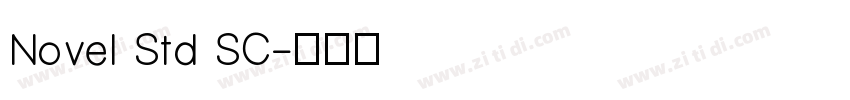 Novel Std SC字体转换